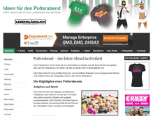 Tablet Screenshot of polterabend24.at